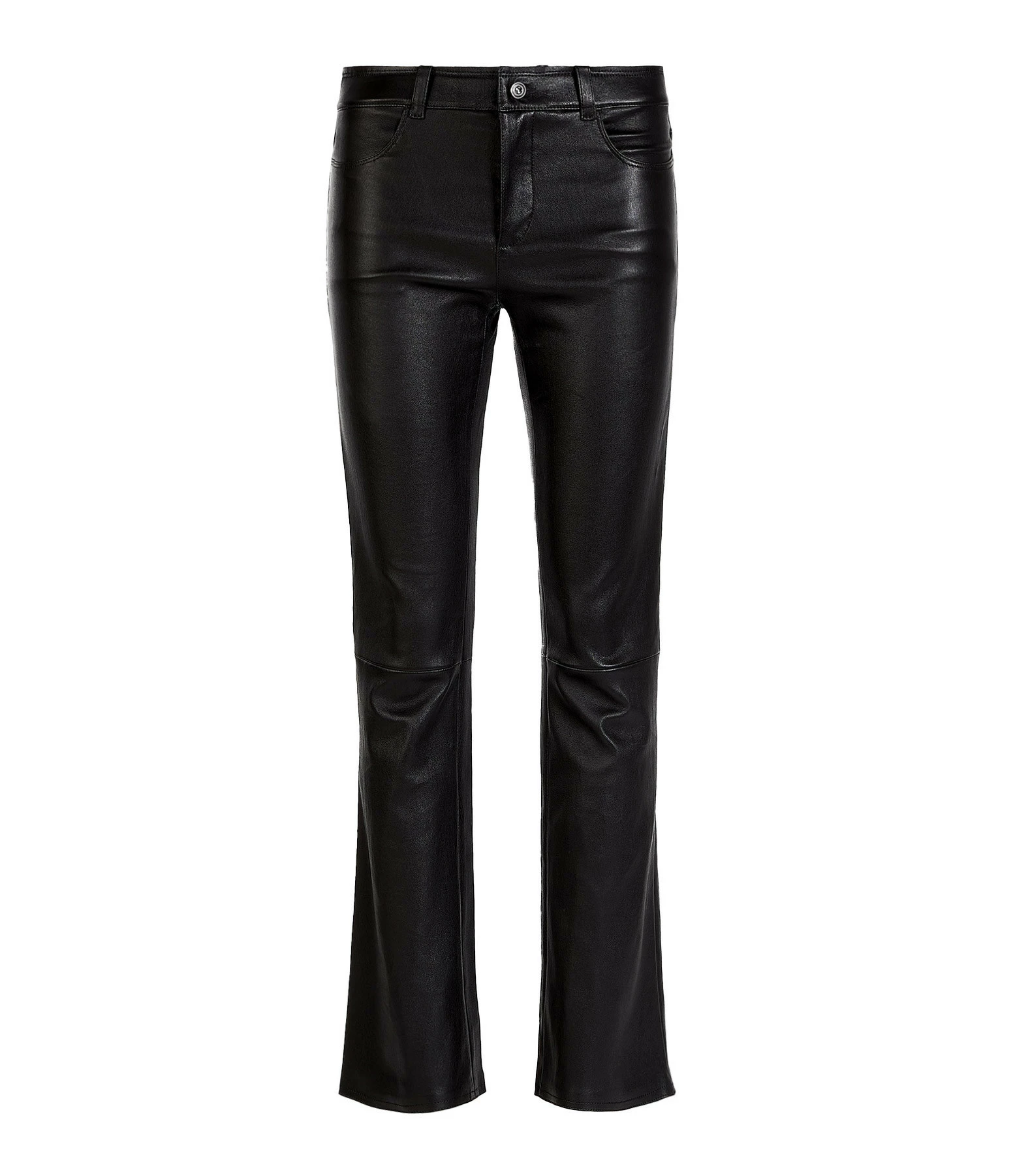 STOULS Pantalon Dean Agneau Plongé Regular Noir