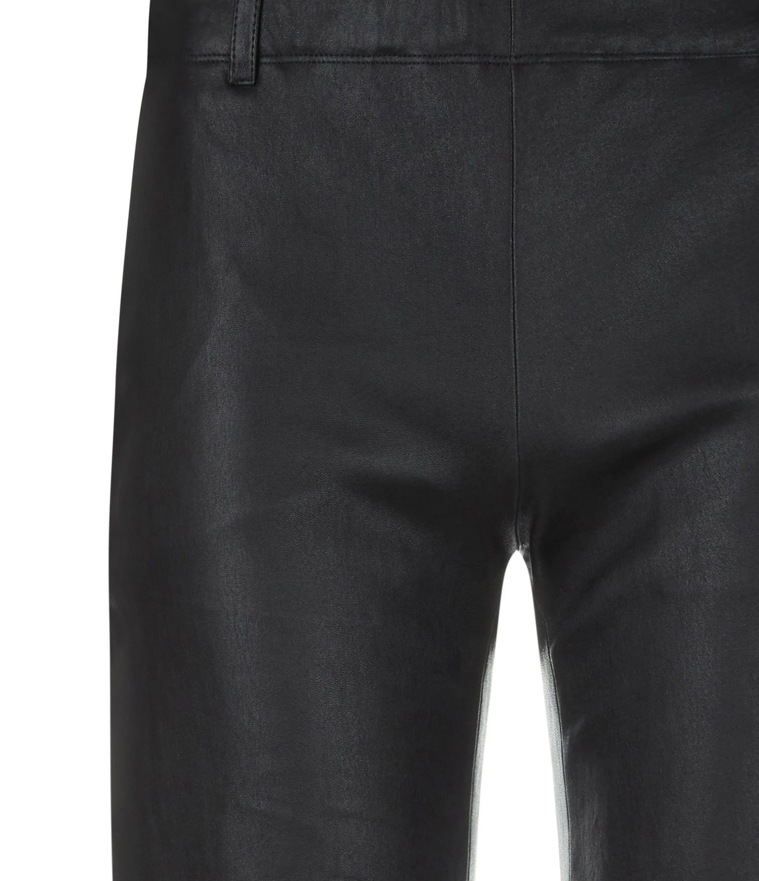 STOULS Pantalon Oswald Agneau Plongé Light Noir – Image 2