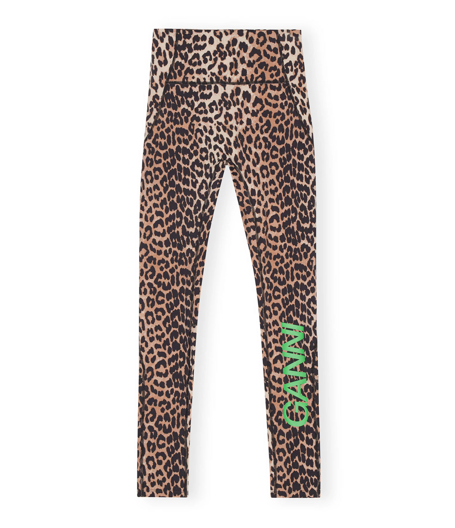 Ganni Legging Recyclé Léopard