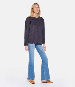 Tara Jarmon Blouse Citron Coton Nocturne 10 Tara Jarmon Blouse Citron Coton Nocturne -Boutique de vente ZIMMERMANN taraj look20230207 575