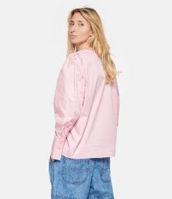 Tara Jarmon Blouse Citron Coton Vieux Rose 11 Tara Jarmon Blouse Citron Coton Vieux Rose -Boutique de vente ZIMMERMANN taraj look20230207 585
