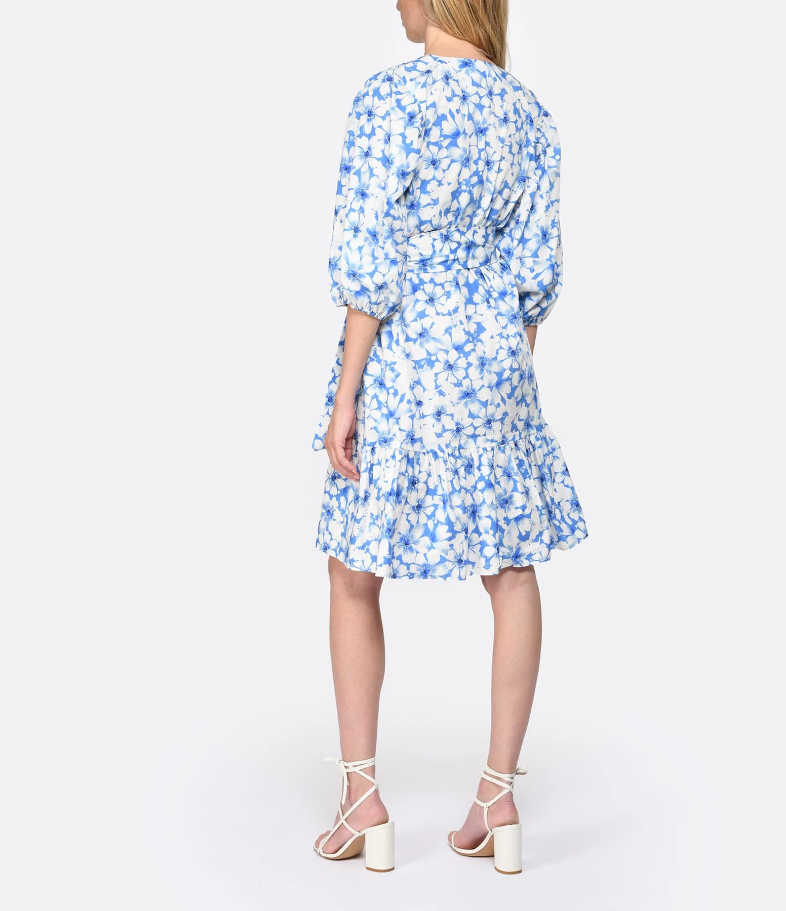 Tara Jarmon Robe Courte Rosabetta Coton Bleu 6 Tara Jarmon Robe Courte Rosabetta Coton Bleu – Image 4