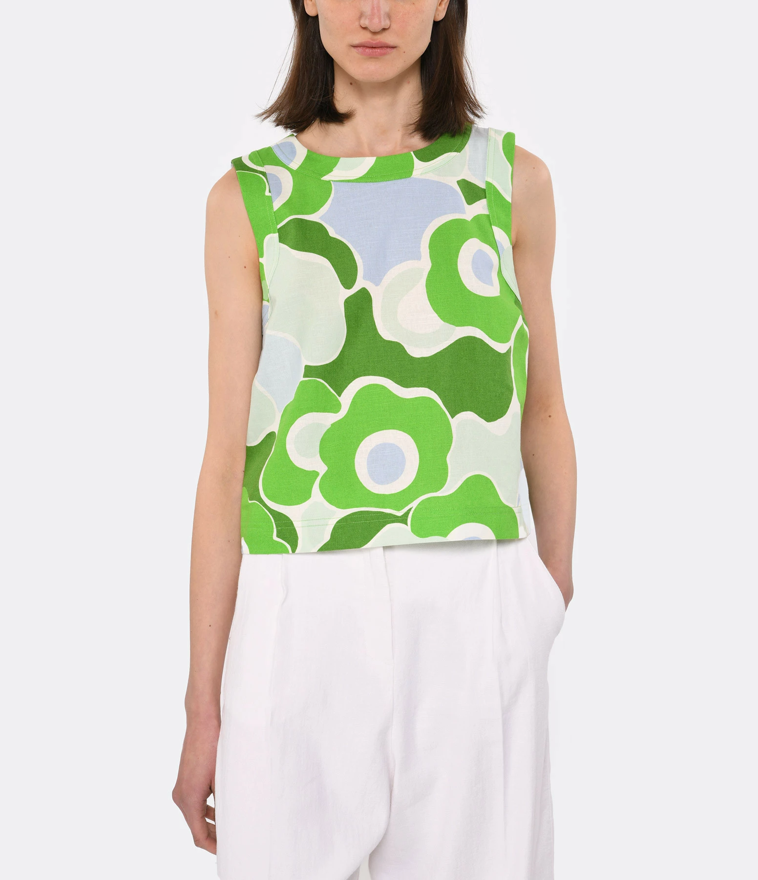 Tara Jarmon Top Tepee Lin Verveine – Image 3