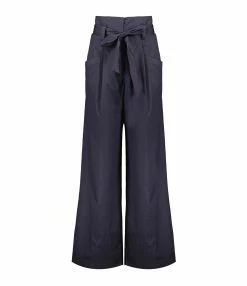 Tara Jarmon Pantalon Pyla Coton Nocturne