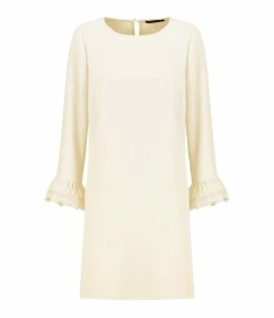 Tara Jarmon Robe Courte Reel Écru
