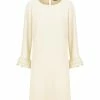 Tara Jarmon Robe Courte Reel Écru