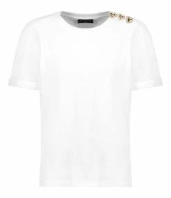 Tara Jarmon Tee-shirt Tampa Coton Blanc