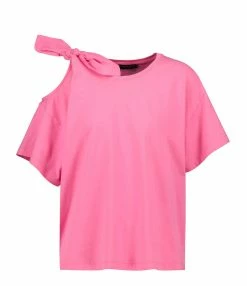 Tara Jarmon Tee-shirt Tarabow Coton Rose