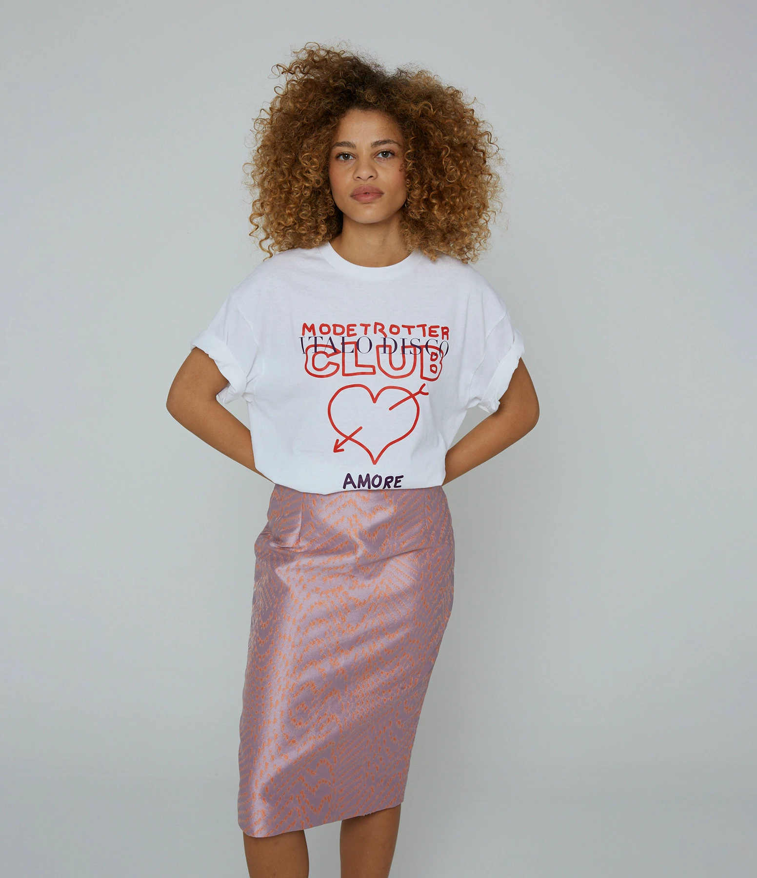 Modetrotter Tee-shirt Neo Soorts Seri Coton Blanc – Image 7