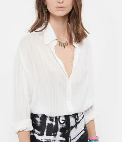 Vanessa Bruno Chemise Druyat Blanc 9 Vanessa Bruno Chemise Druyat Blanc -Boutique de vente ZIMMERMANN vbrun look20210210 167