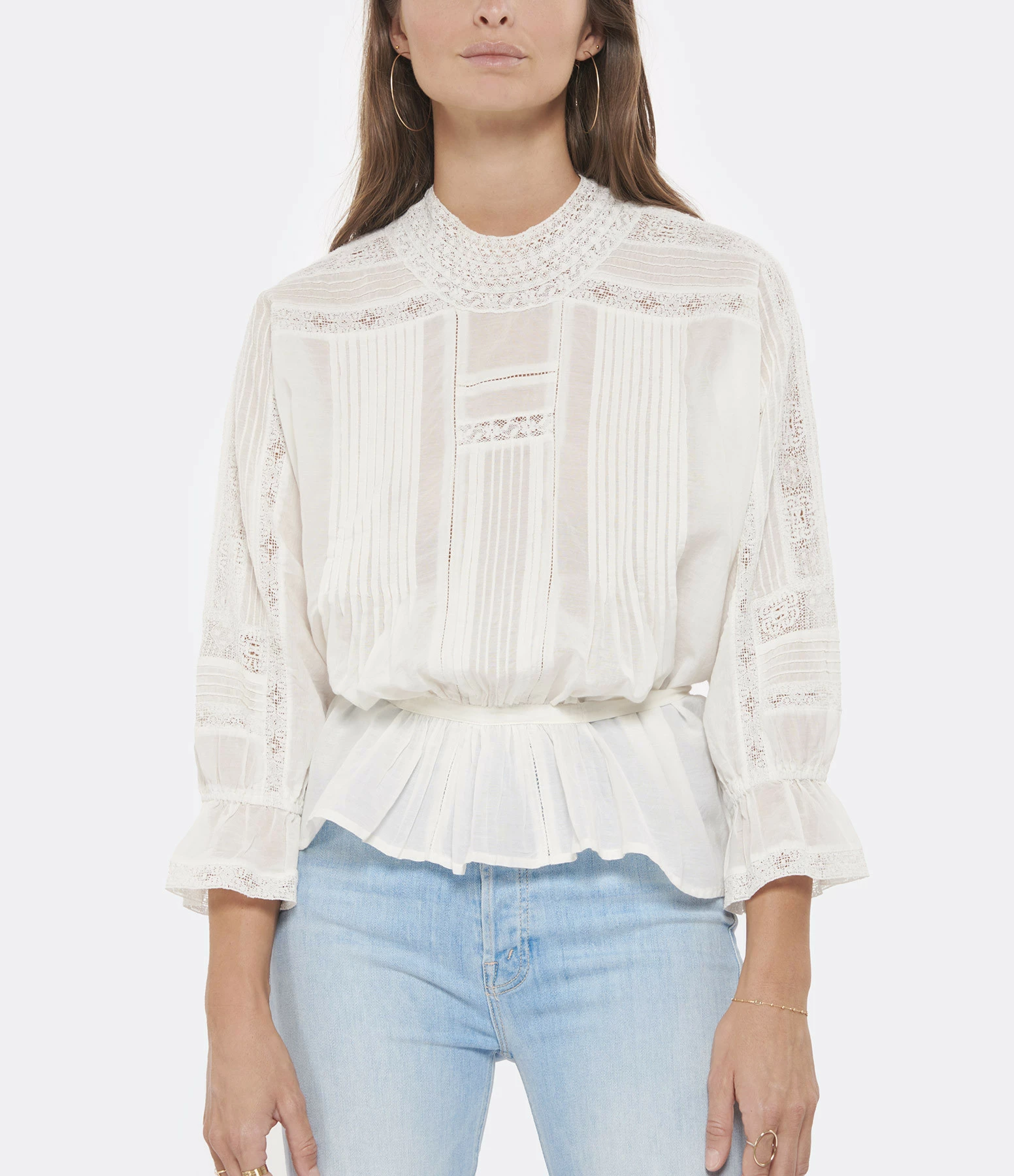 Vanessa Bruno Blouse Viva Coton Blanc 5 Vanessa Bruno Blouse Viva Coton Blanc – Image 3
