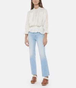 Vanessa Bruno Blouse Viva Coton Blanc 10 Vanessa Bruno Blouse Viva Coton Blanc -Boutique de vente ZIMMERMANN vbrun look20220712 259