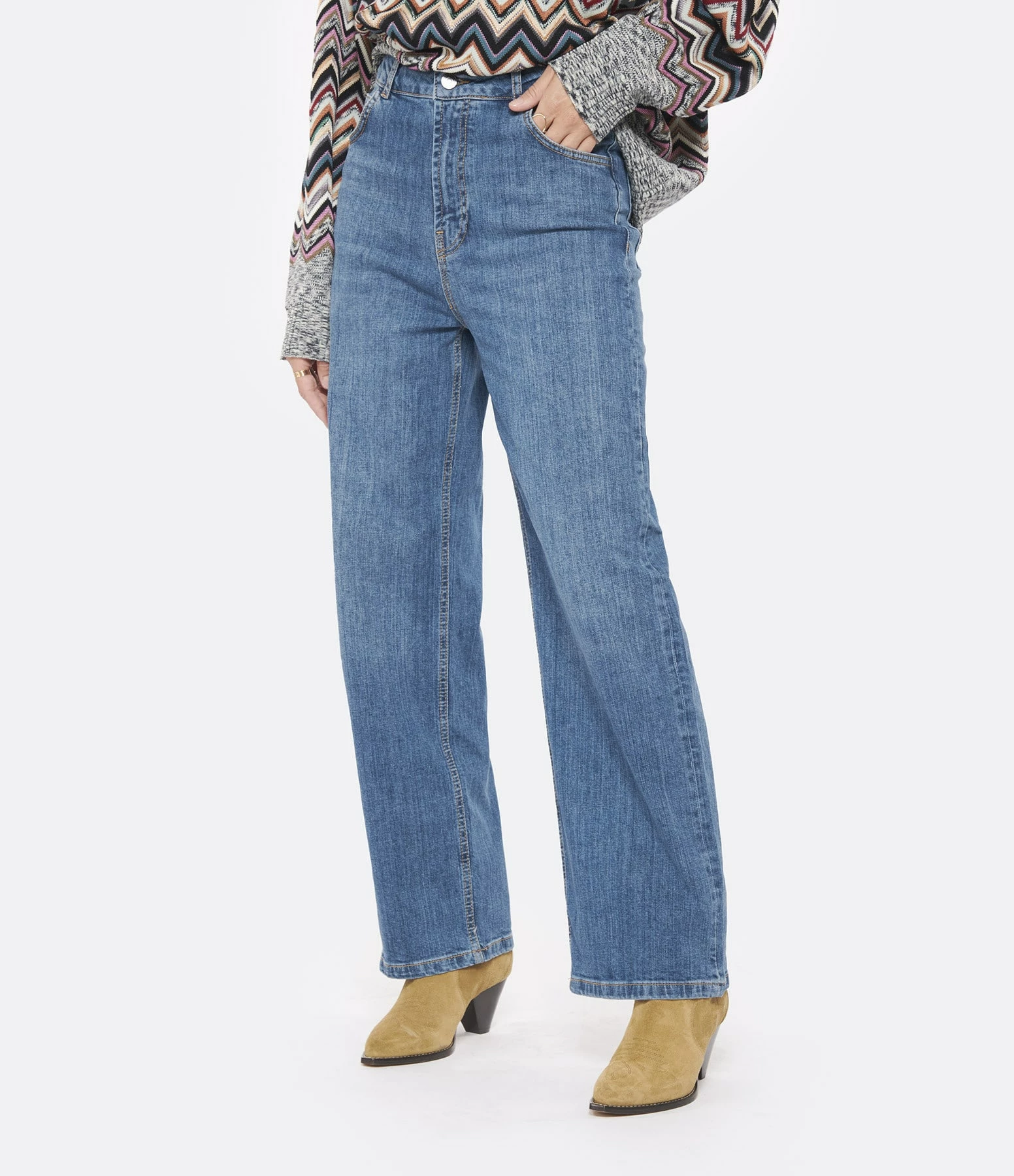 Vanessa Bruno Jean Tybalt Coton Denim Indigo Clair – Image 4