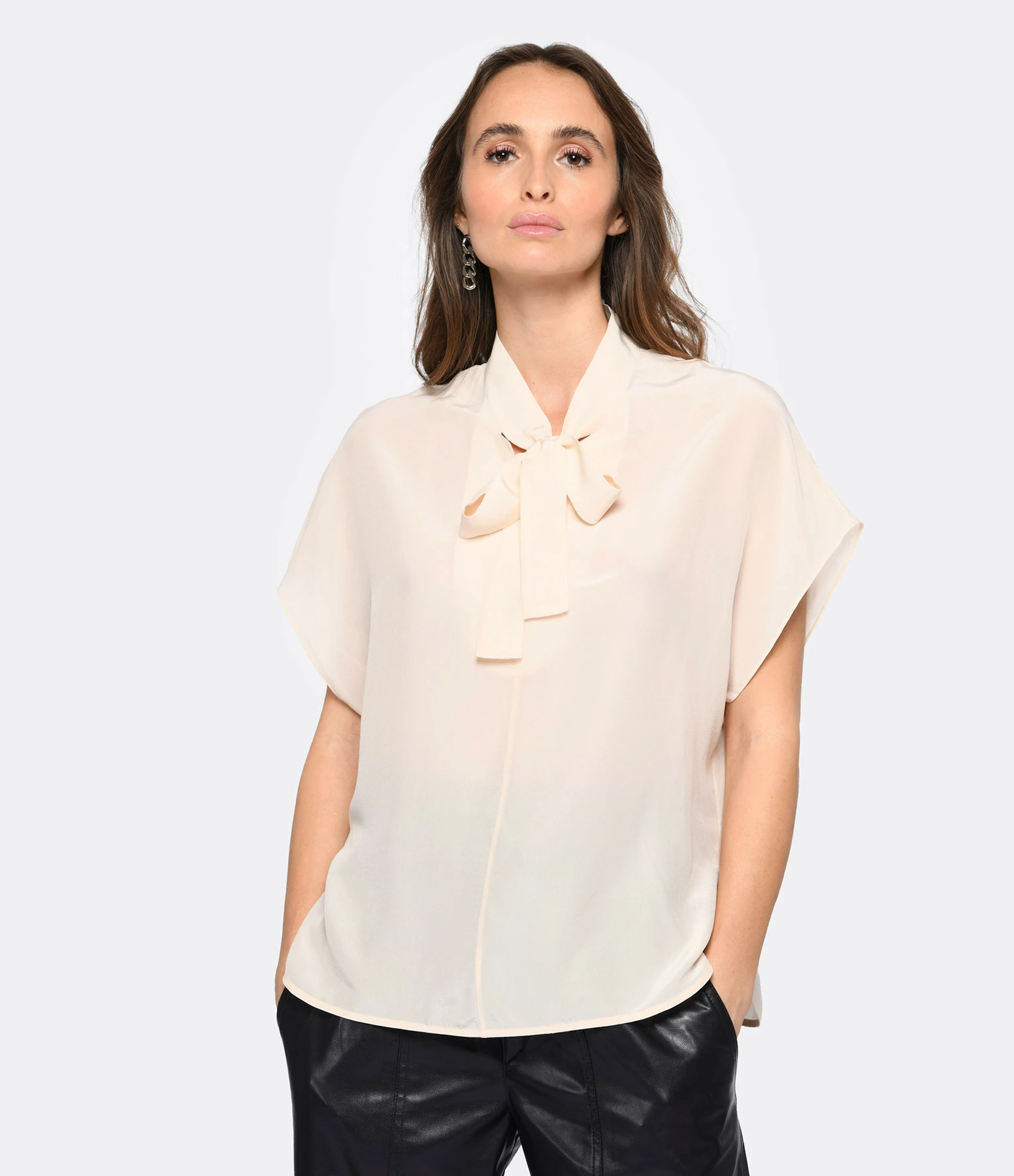 Vanessa Bruno Chemise Ashley Soie Poudre – Image 4