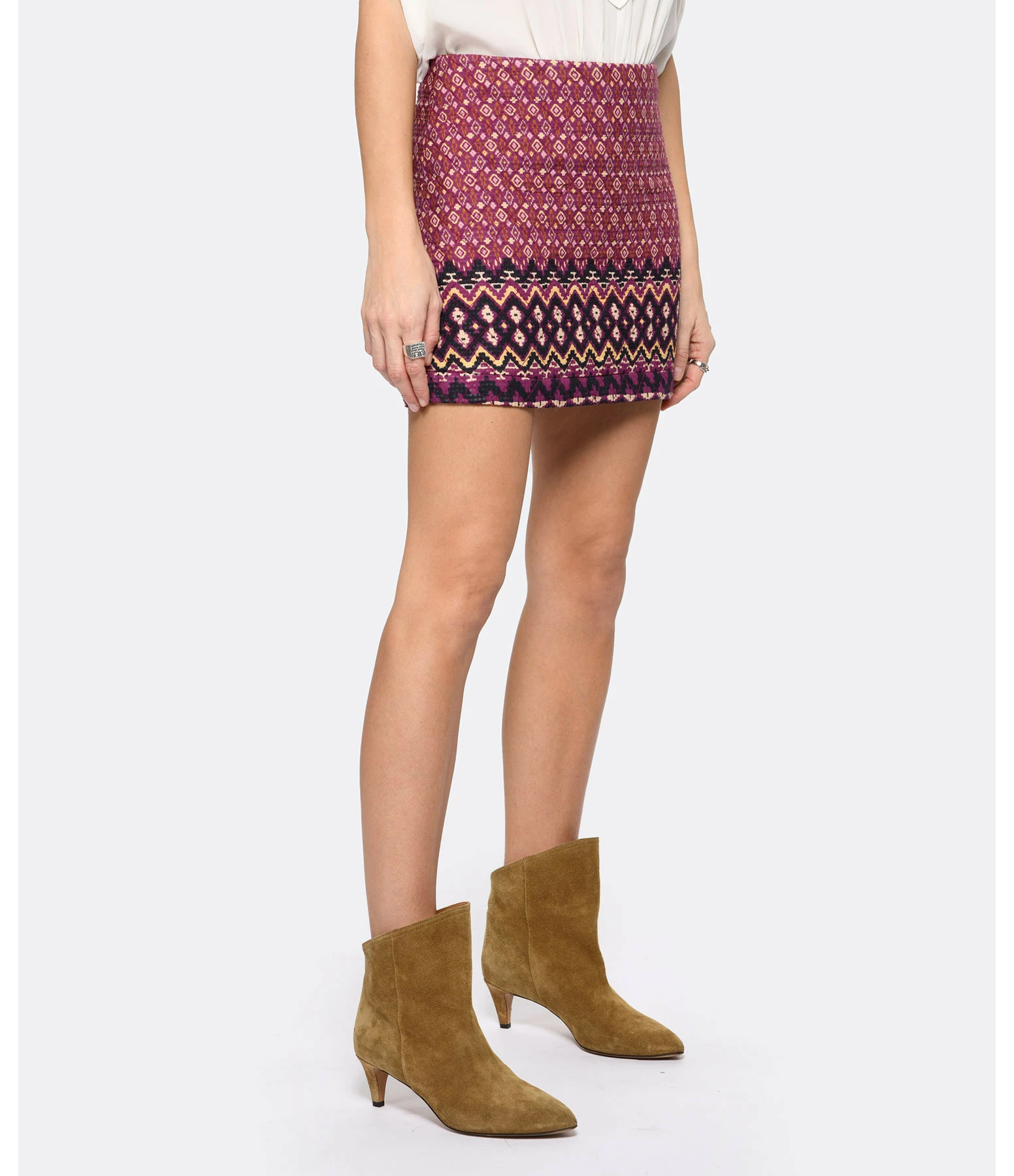 Vanessa Bruno Jupe Courte Tolmia Multicolore – Image 3