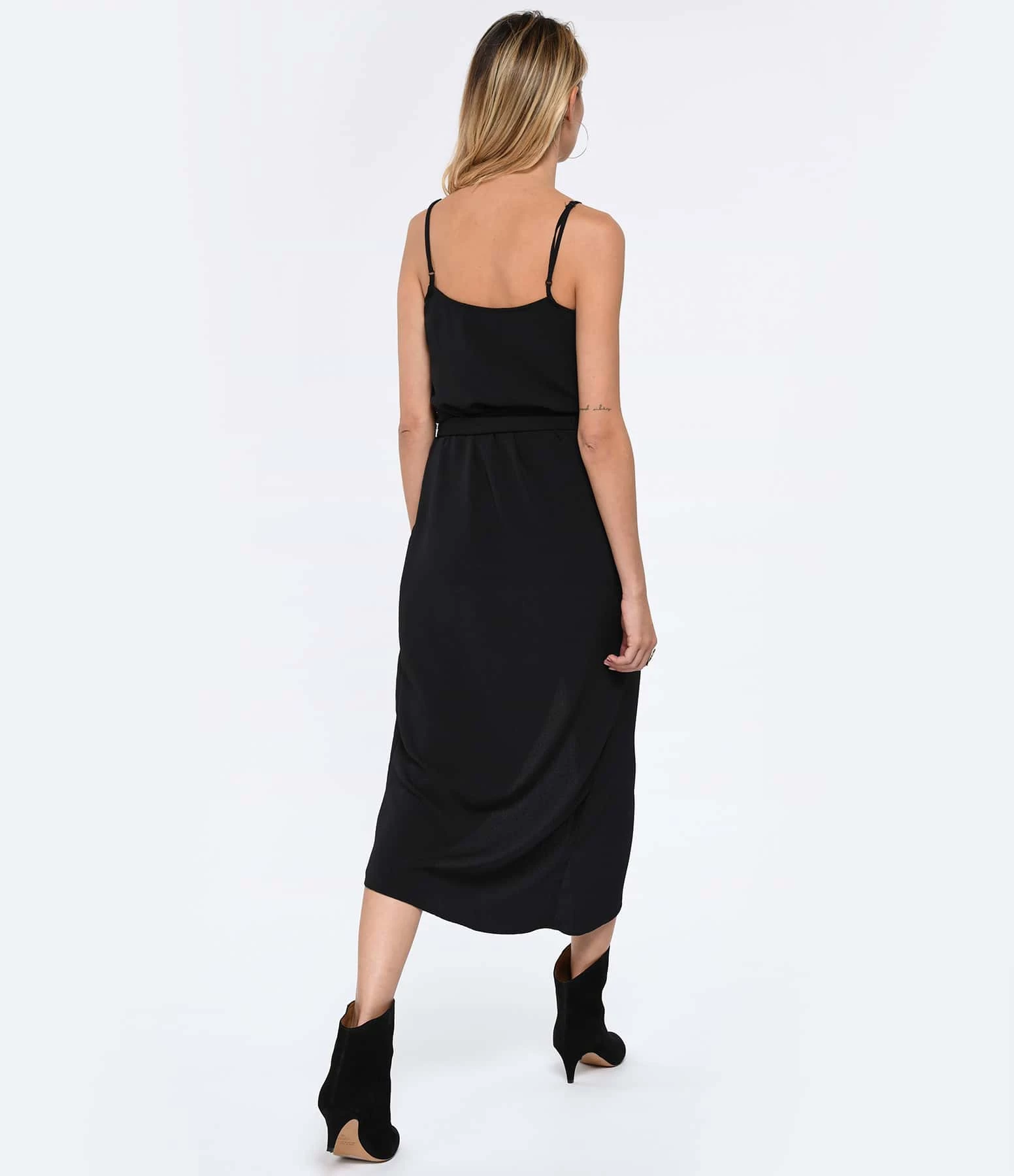 Vanessa Bruno Robe Midi Thalyssa Noir – Image 4