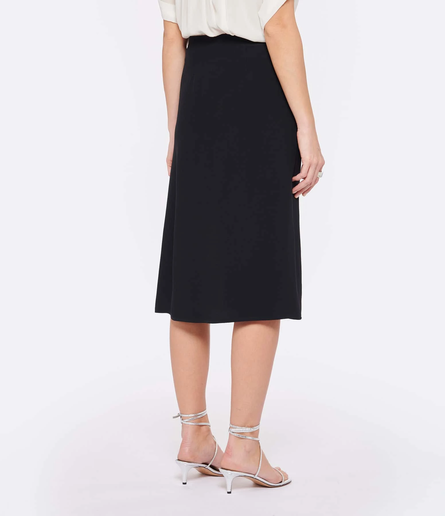 Vanessa Bruno Jupe Midi Andgie Noir – Image 5