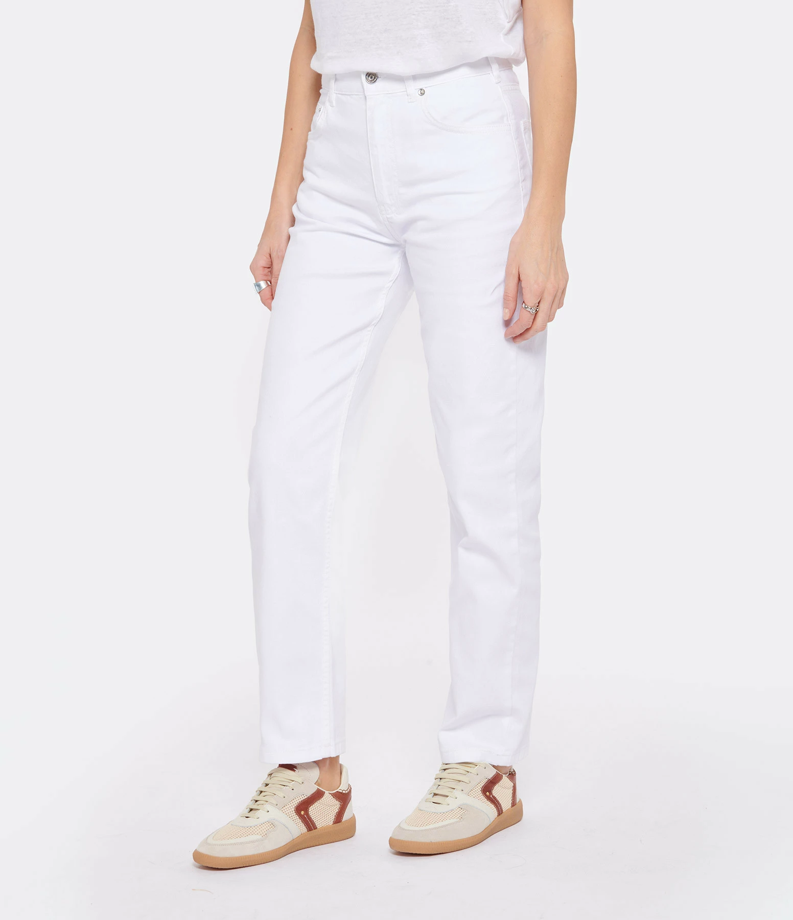 Vanessa Bruno Jean Timael Coton Denim Blanc – Image 4