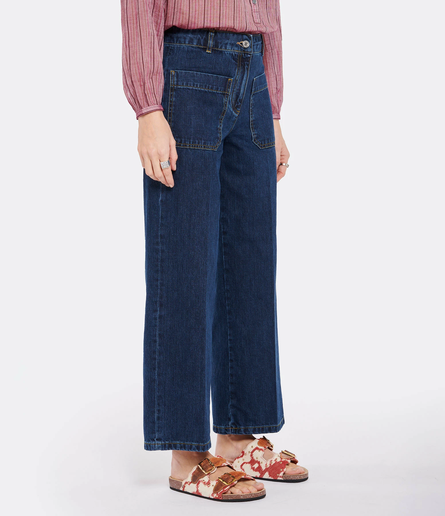 Vanessa Bruno Jean Helias Coton Indigo – Image 5