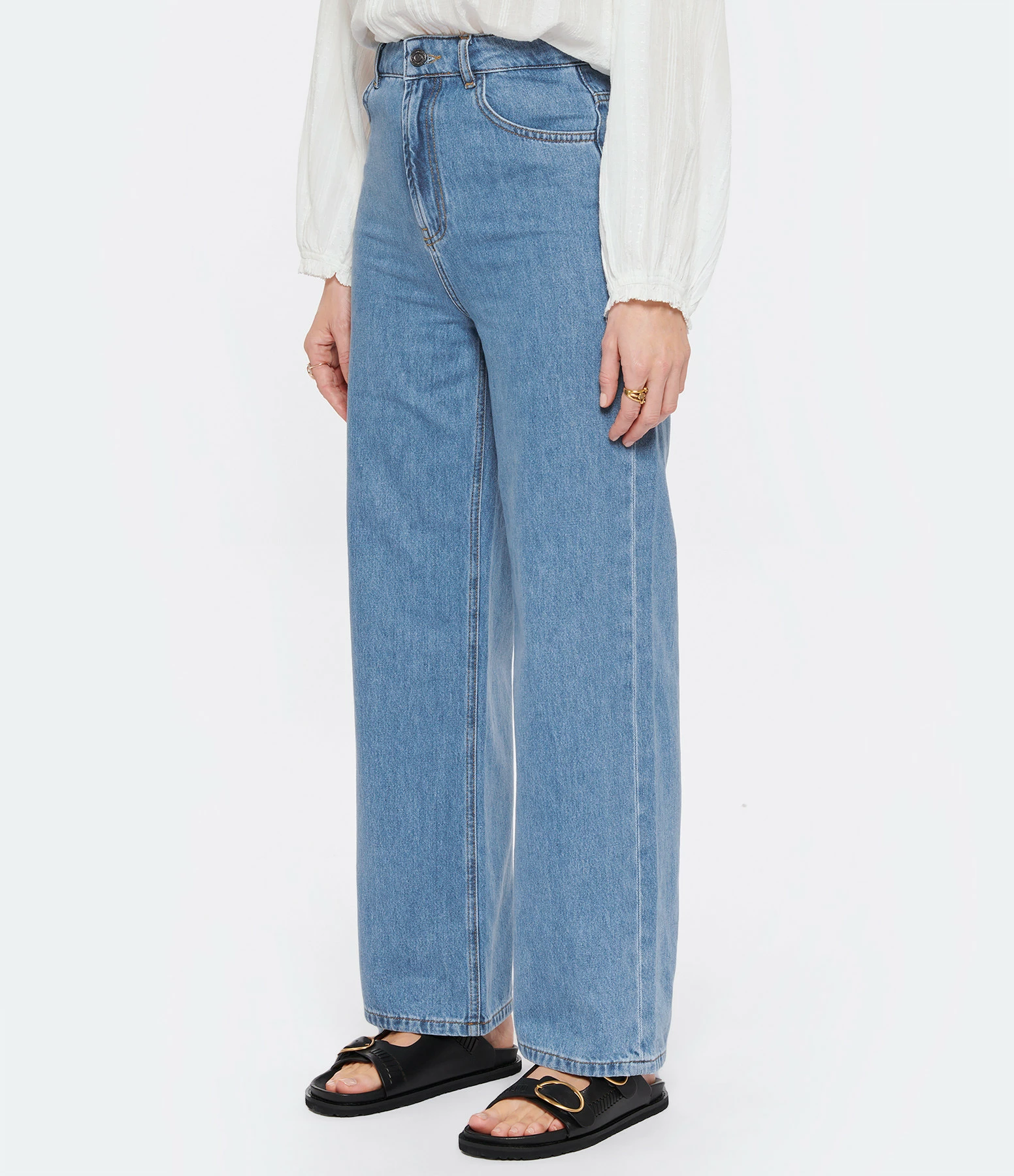 Vanessa Bruno Jean Tybalt Coton Indigo Clair – Image 4