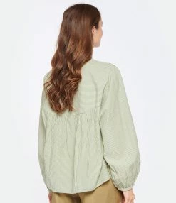 Vanessa Bruno Blouse Mederic Coton Vert D'Eau -Boutique de vente ZIMMERMANN vbrun look20230104 61