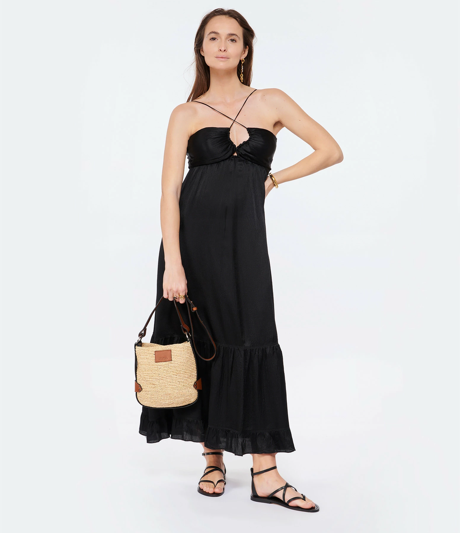 Vanessa Bruno Robe Longue Alexandra Noir – Image 3