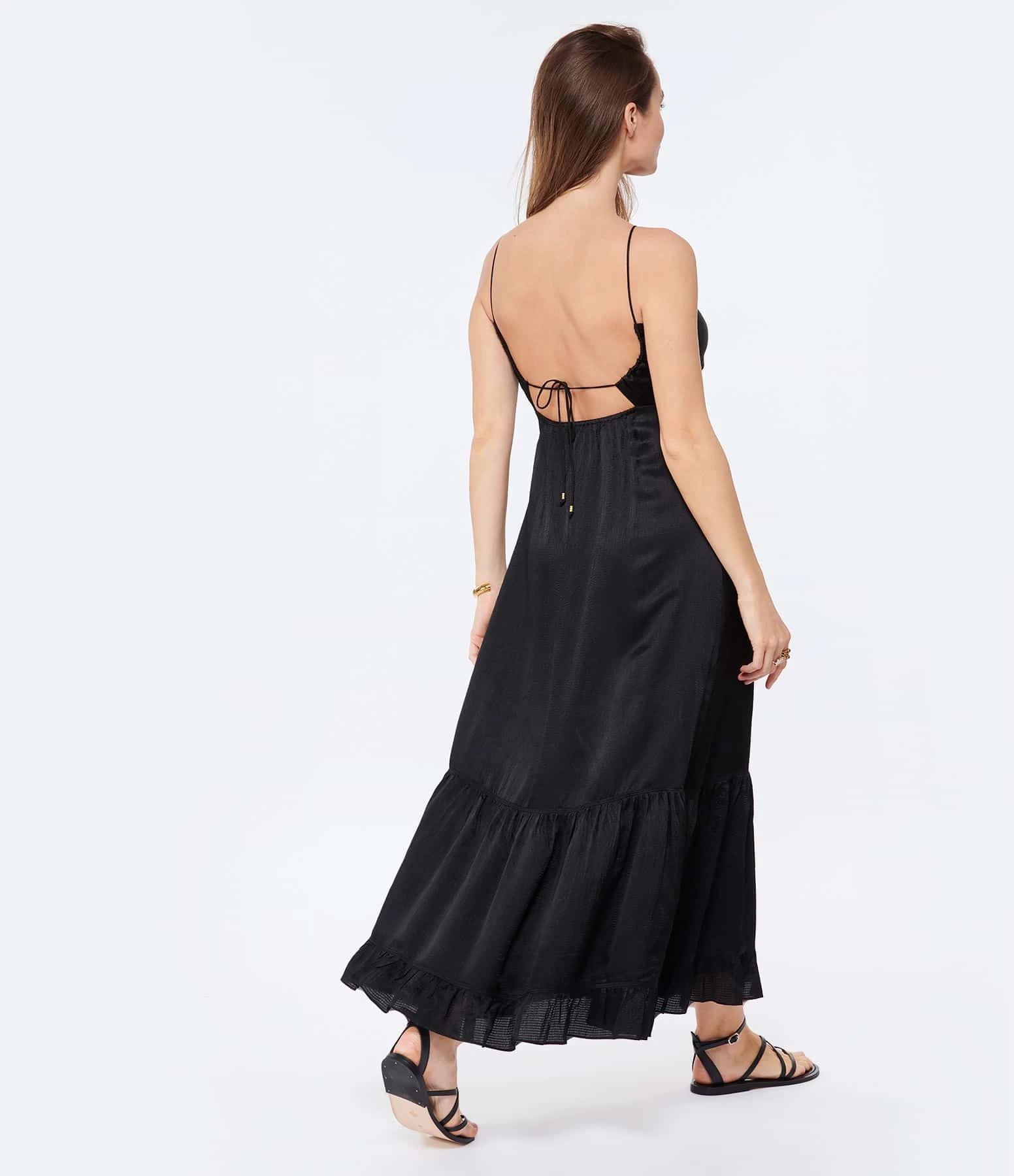 Vanessa Bruno Robe Longue Alexandra Noir – Image 4