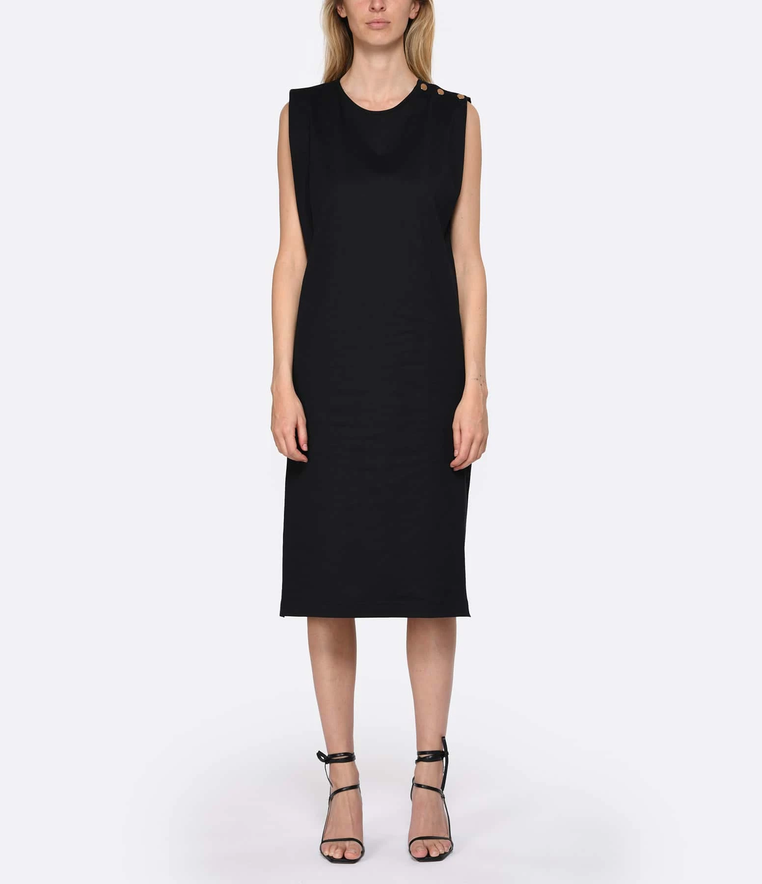 Vanessa Bruno Robe Apollonia Coton Noir – Image 2