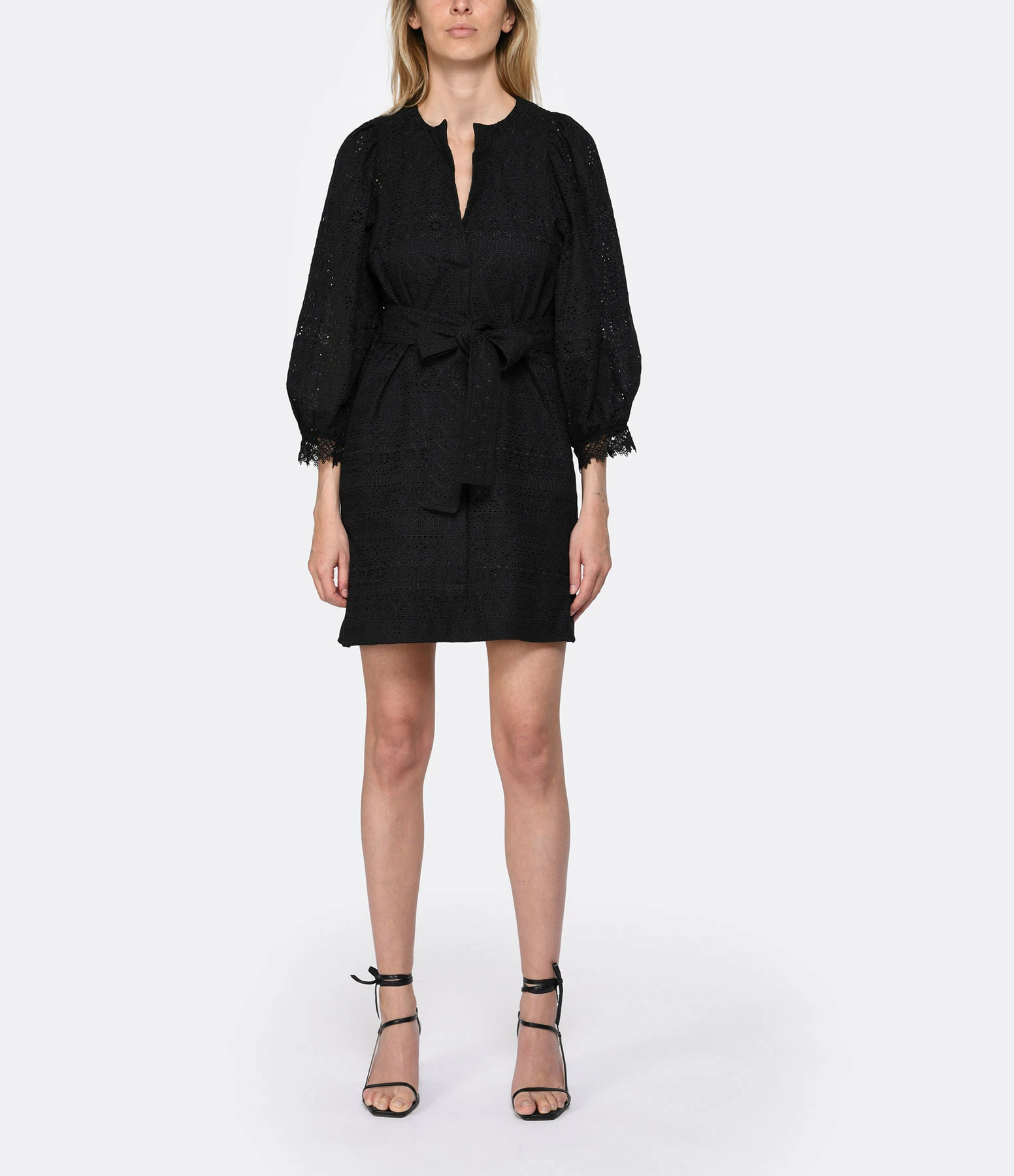 Vanessa Bruno Robe Courte Alouri Noir – Image 3