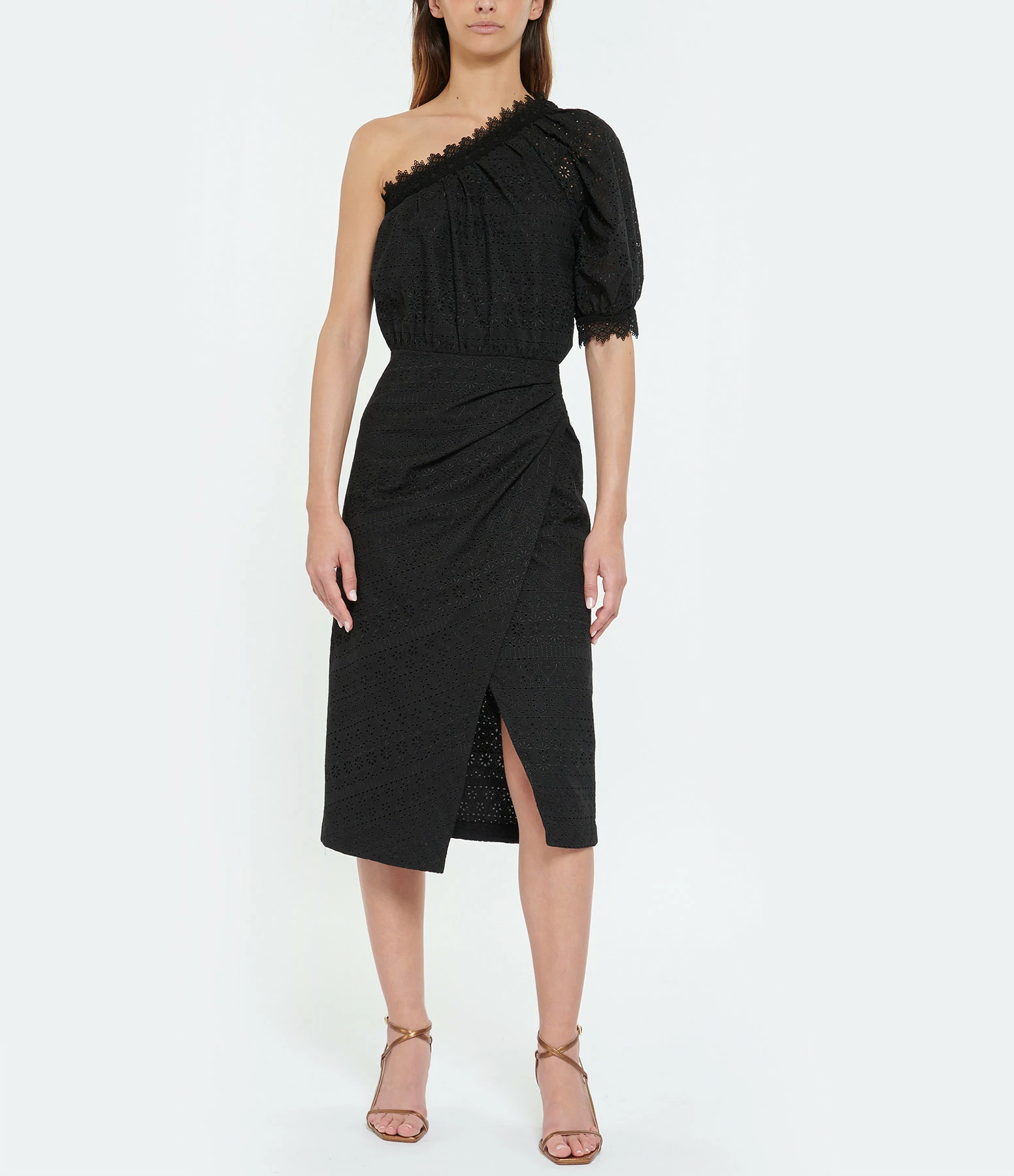 Vanessa Bruno Robe Midi Aureliane Noir – Image 3