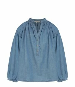 Vanessa Bruno Blouse Nipoa Coton Chambray