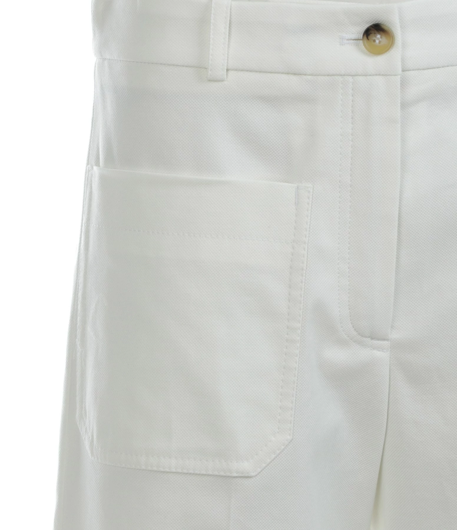 Vanessa Bruno Pantalon Helias Coton Blanc – Image 2