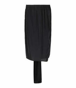 Vanessa Bruno Jupe Midi Aruba Soie Noir