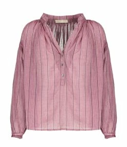 Vanessa Bruno Blouse Nipoa Coton Multico Rose