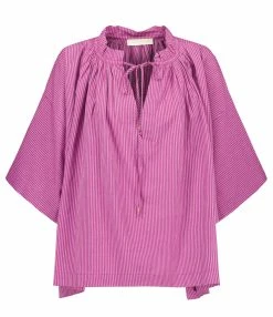 Vanessa Bruno Blouse Tyliam Coton Violet