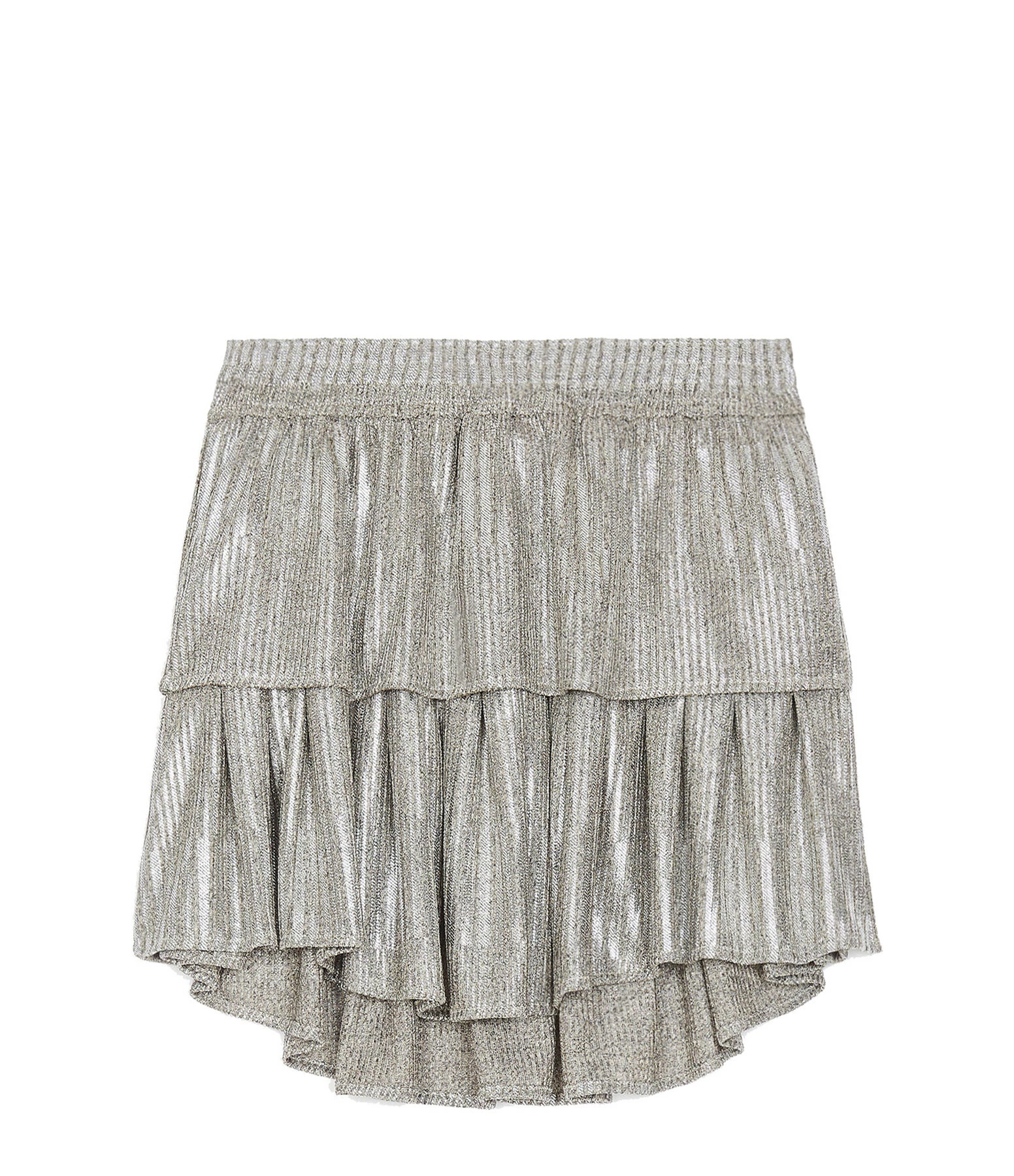 IRO Jupe Imama Lurex Argenté 3 IRO Jupe Imama Lurex Argenté