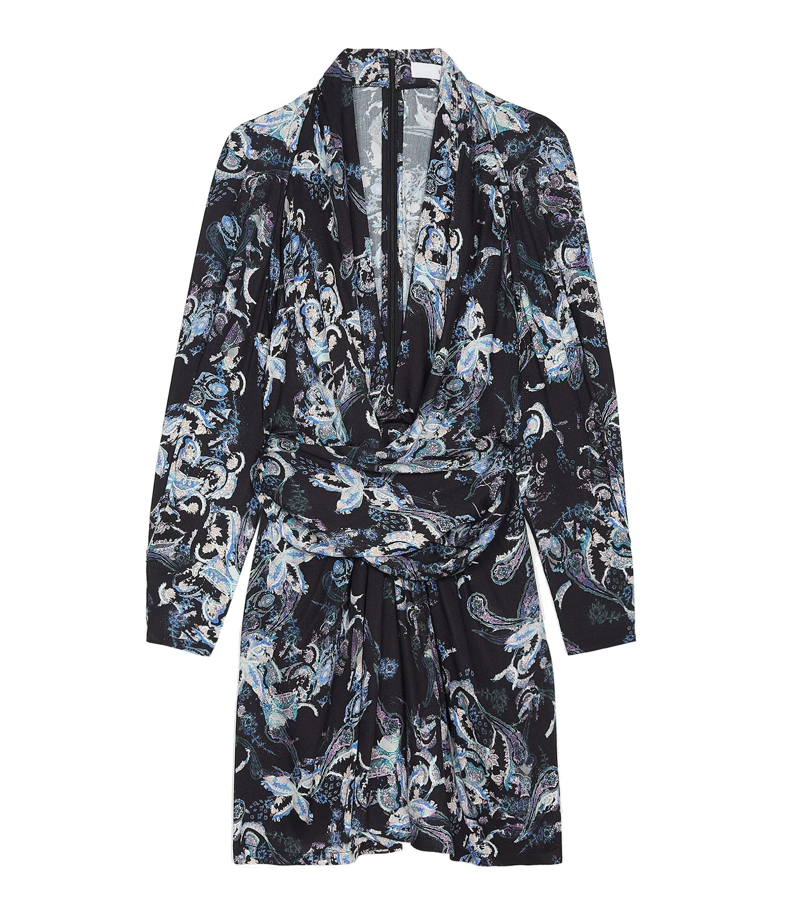 IRO Robe Camolla Imprimé Noir