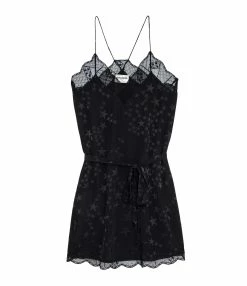Zadig & Voltaire Robe Ristyz Soie Noir