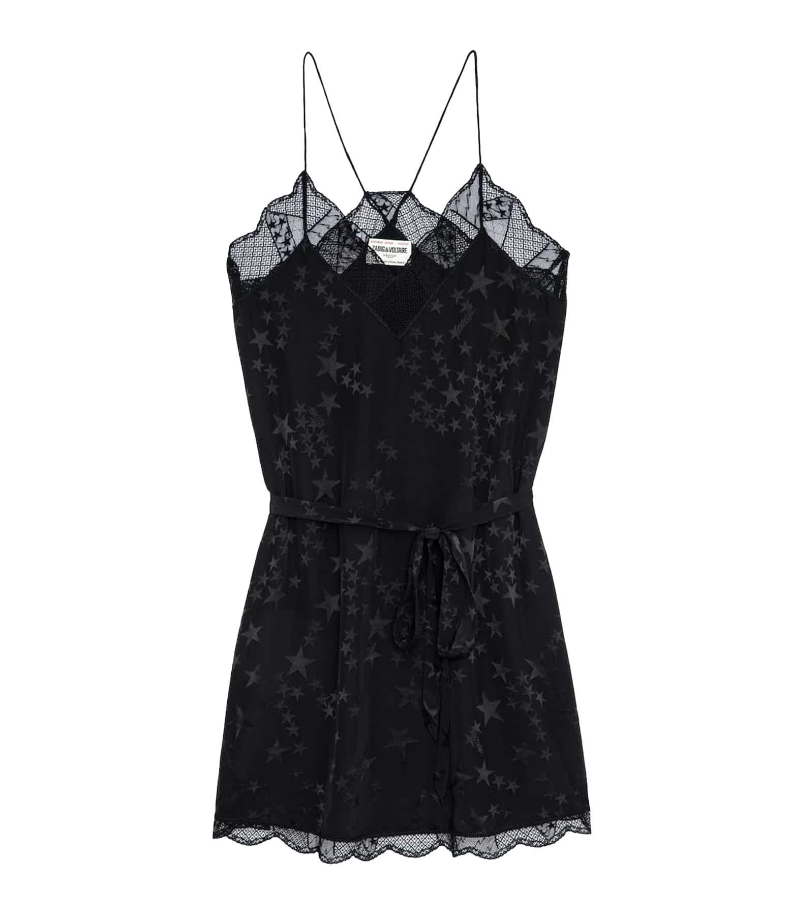 Zadig & Voltaire Robe Ristyz Soie Noir