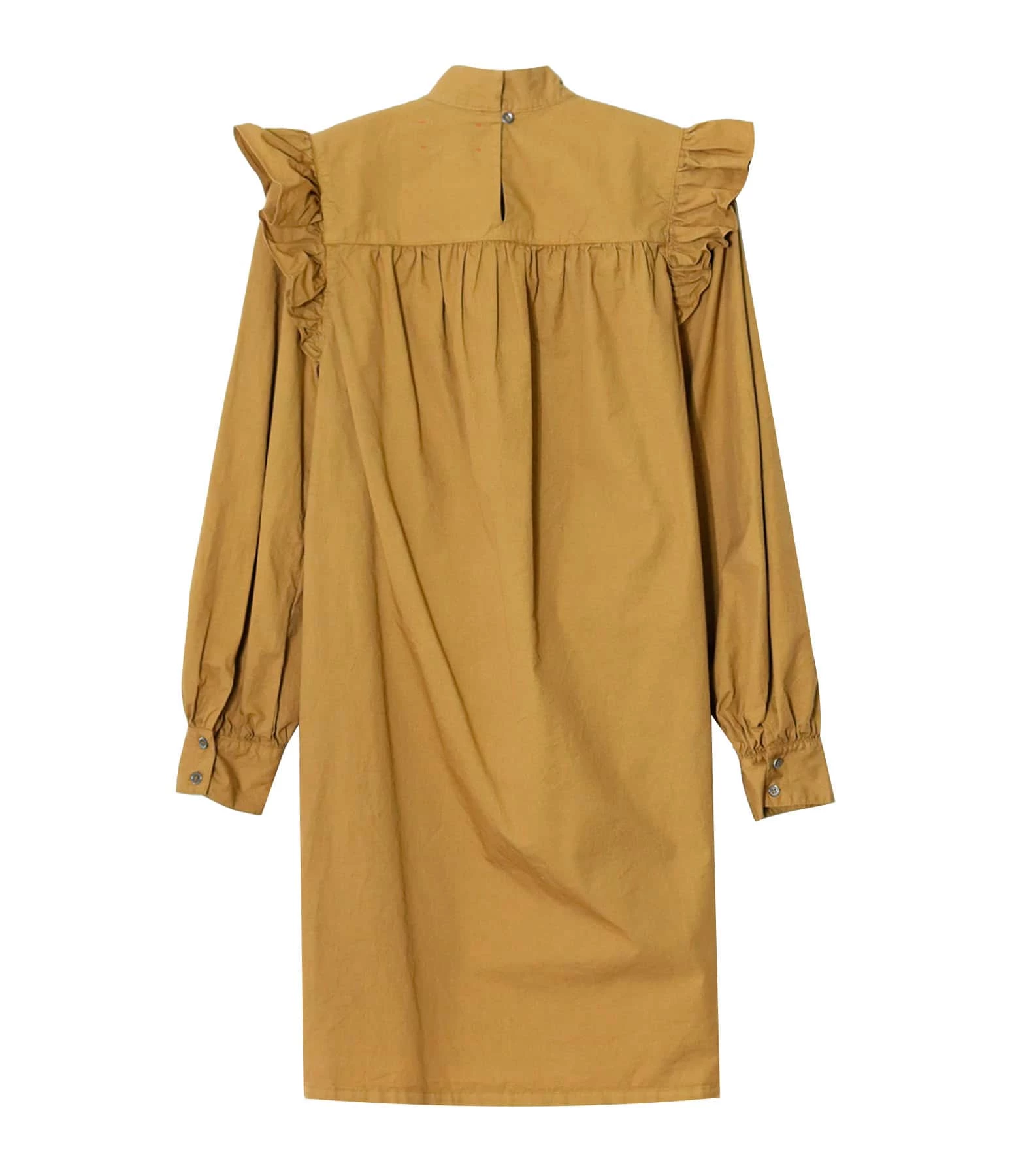 XIRENA Robe Nyla Coton Marron Gold – Image 2