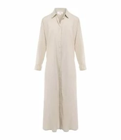 XIRENA Robe Longue Boden Coton Beige