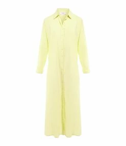 XIRENA Robe Longue Boden Coton Jaune