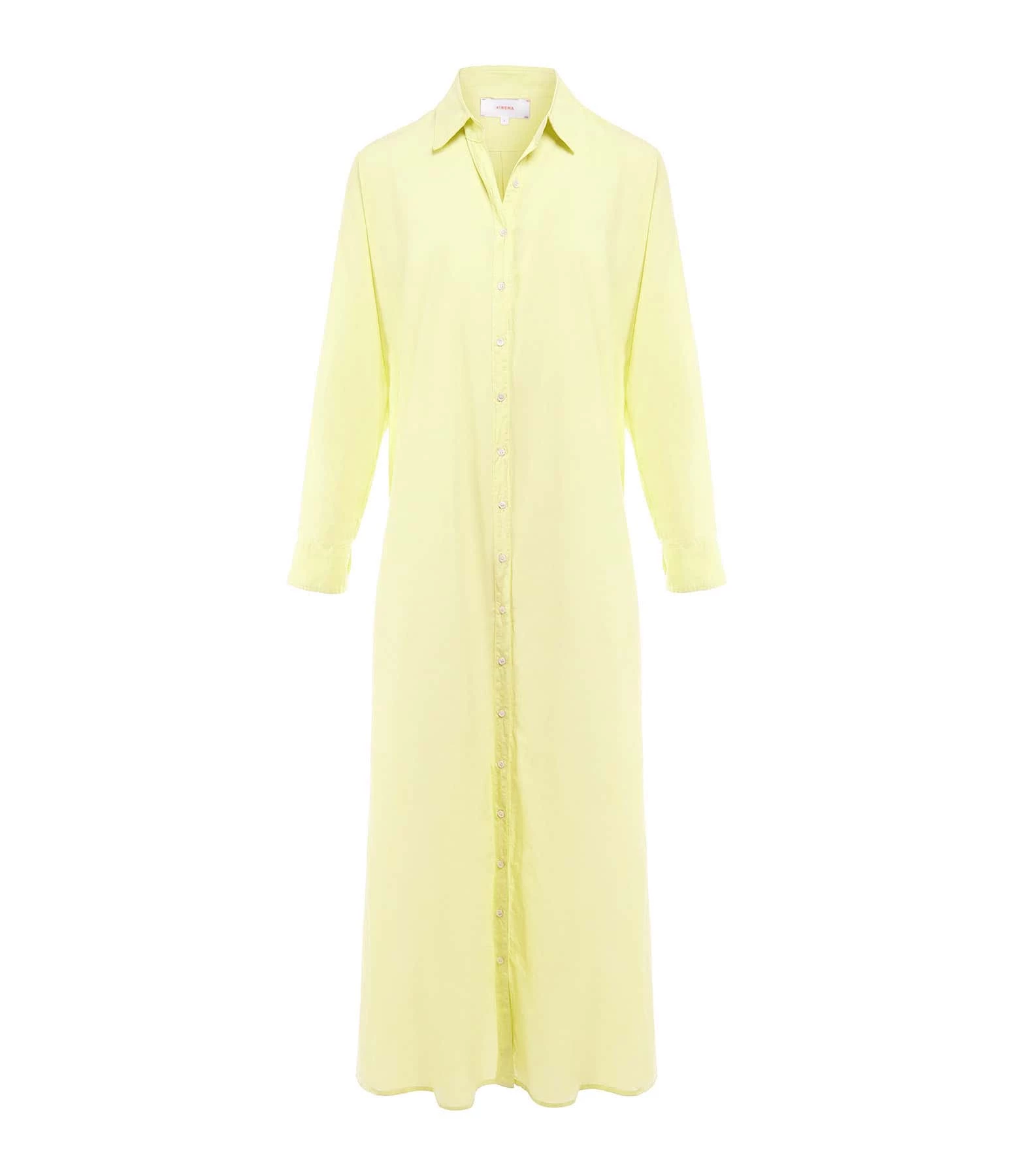 XIRENA Robe Longue Boden Coton Jaune