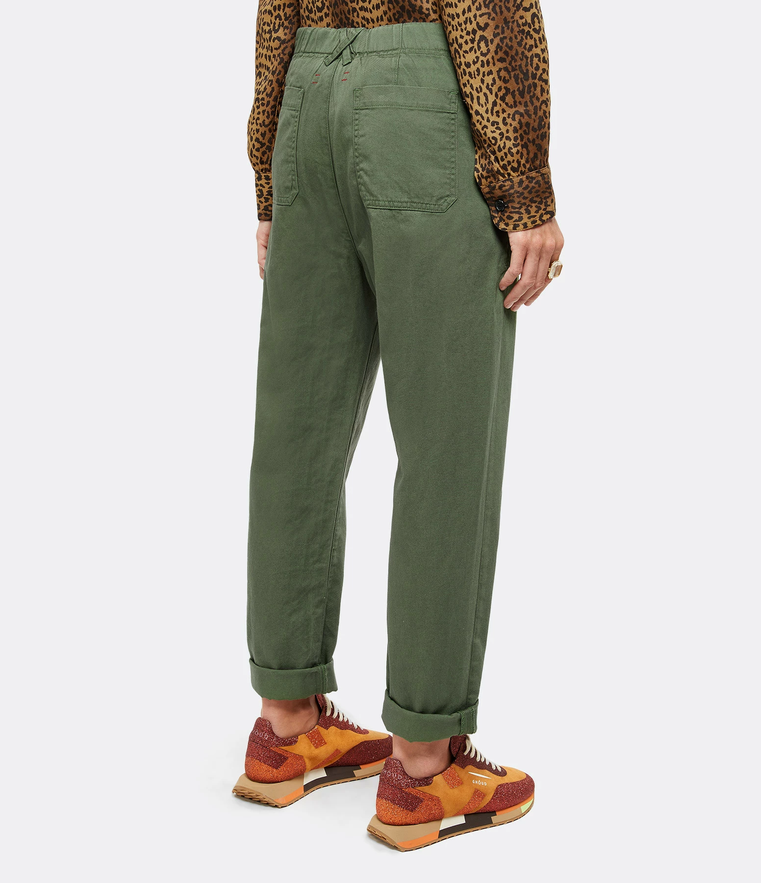 XIRENA Pantalon Tucker Coton Surplus Kaki – Image 5