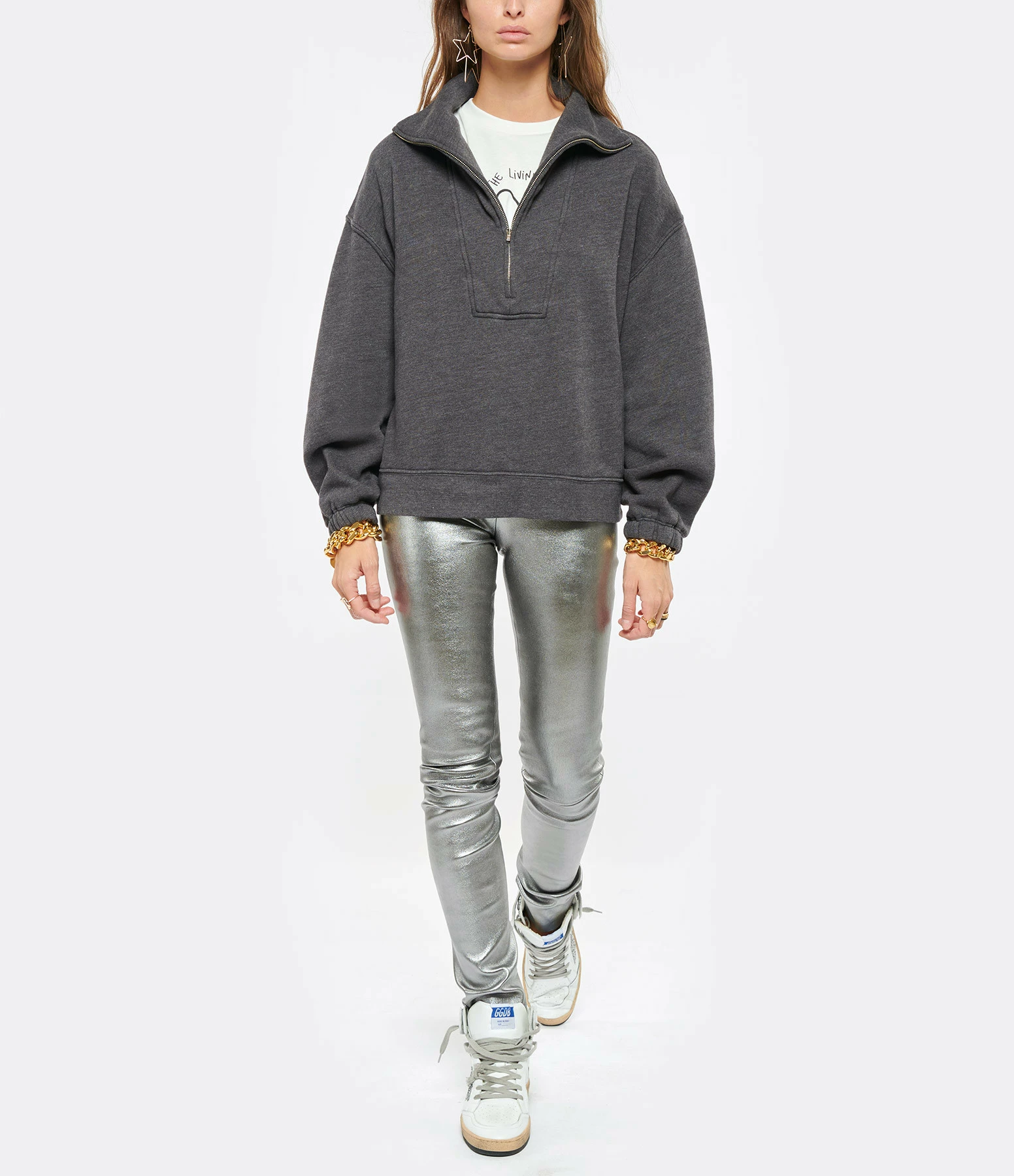 XIRENA Sweatshirt Oliver Gris Ember – Image 4