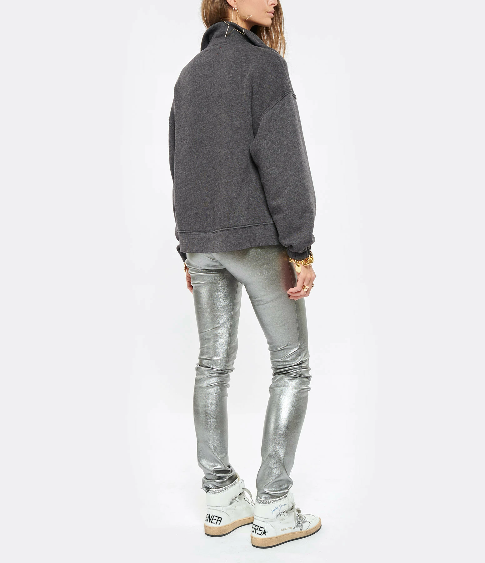 XIRENA Sweatshirt Oliver Gris Ember – Image 3
