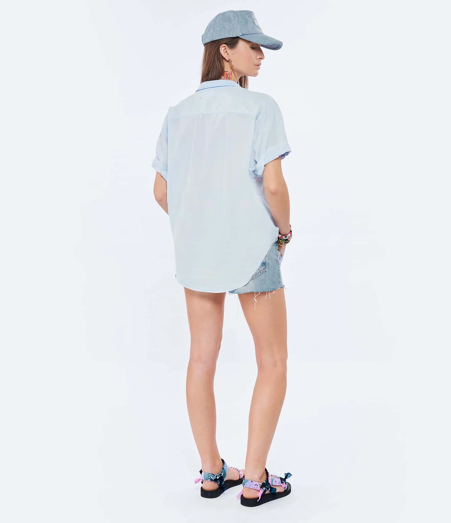 XIRENA Chemise Channing Coton Bleu Ciel – Image 5
