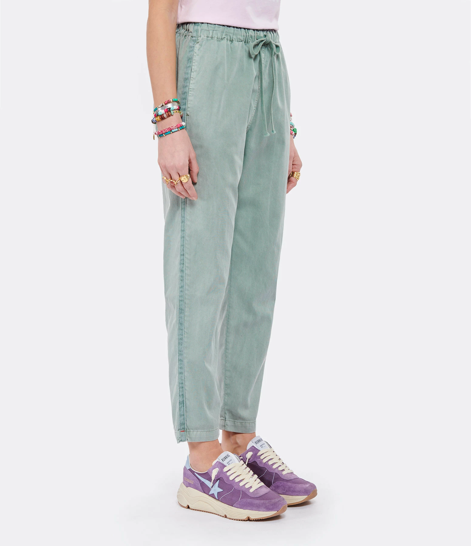 XIRENA Pantalon Rex Coton Vert Hazel – Image 4