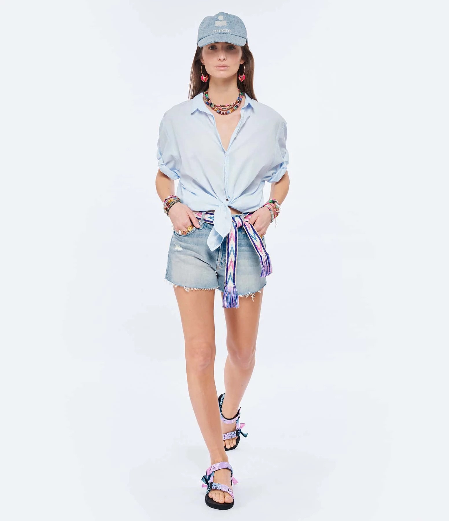 XIRENA Chemise Channing Coton Bleu Ciel – Image 4