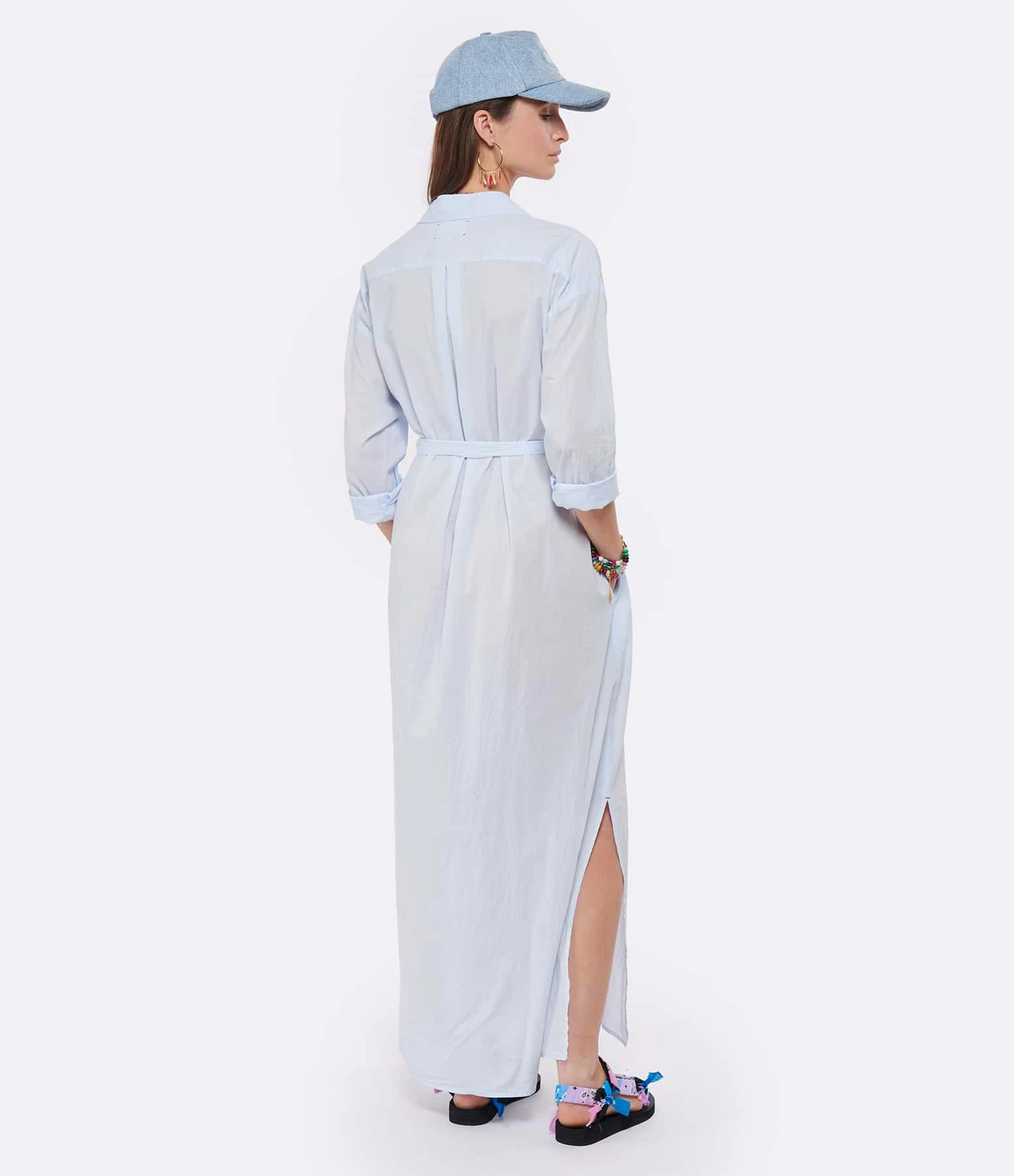 XIRENA Robe Hope Coton Bleu Sky – Image 4